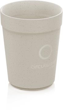 Conpax Conpax Circulware beker, 300 ml, PP, beige, pak van 24 stuks