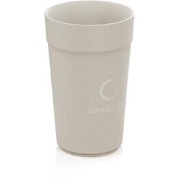Conpax Conpax Circulware beker, 400 ml, PP, beige, pak van 16 stuks