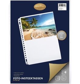 Multo Multo geperforeerde showtas voor foto's ft A5, 2 vakken, pak van 10 stuks