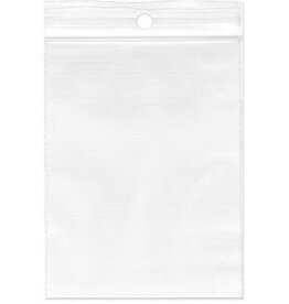 gripsealzakjes, ft 160 x 250 mm, 50 micron, met ophanggat, doos van 1000 stuks