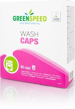 GREENSPEED Greenspeed Wash Caps wasmiddel, pak van 80 capsules