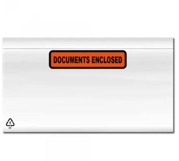 Paklijstenvelop Documents enclosed, ft C6 165 x 122 mm, doos van 1000 stuks