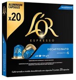 Douwe Egberts Douwe Egberts L'Or Intensity koffiecapsules, Decaffeïnato, pak van 20 stuks