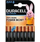 Duracell Duracell batterij Optimum AAA, blister van 8 stuks
