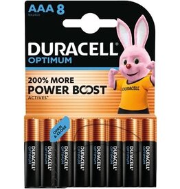 Duracell Duracell batterij Optimum AAA, blister van 8 stuks