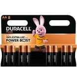Duracell Duracell batterij Plus 100% AA, blister van 8 stuks