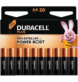 Duracell Duracell batterij Plus 100% AA, blister van 20 stuks