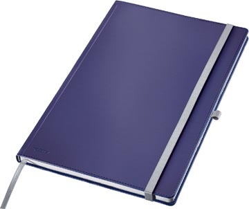 Leitz Leitz Style notitieboek, ft A4, harde kaft, gelijnd, blauw