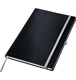 Leitz Leitz Style notitieboek, ft A4, harde kaft, gelijnd, zwart