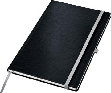 Leitz Leitz Style notitieboek, ft A4, harde kaft, gelijnd, zwart