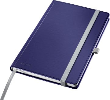 Leitz Leitz Style notitieboek, ft A5, harde kaft, gelijnd, blauw