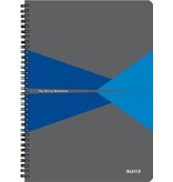 Leitz Leitz Office notitieboek, ft A4, kaft in PP, gelijnd, blauw