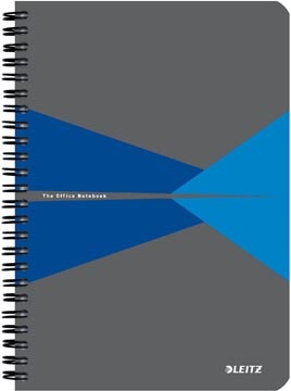Leitz Leitz Office notitieboek, ft A5, kaft in PP, gelijnd, blauw