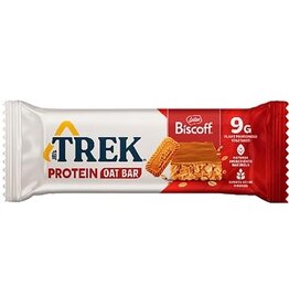 Lotus Trek Lotus Biscoff proteïnereep, 50 g, pak van 16 stuks