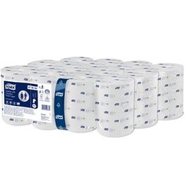 Tork Tork papier toilette Optiserve Coreless, 2-laags, 820 vellen, systeem T7, wit, pak van 24 rollen