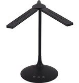 Alba ALBA LED draadloze LED bureaulamp Twin, zwart