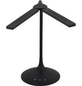 Alba ALBA LED draadloze LED bureaulamp Twin, zwart