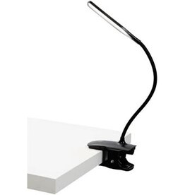 Alba ALBA LED draadloze LED bureaulamp Clip, met klem, zwart