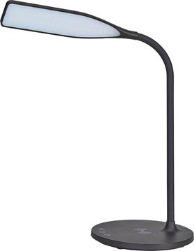 Alba ALBA LED LED bureaulamp Smart, met QI oplader, zwart