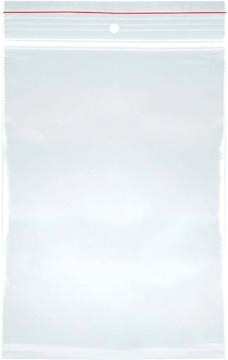 Office Products OFFICE products gripsealzakje, transparant, pak van 100 stuks, 40 x 60 mm