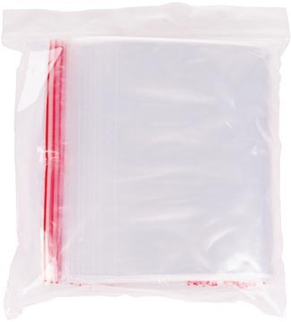 Office Products OFFICE products gripsealzakje, transparant, pak van 100 stuks, 160 x 220 mm