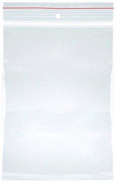 Office Products OFFICE products gripsealzakje, transparant, pak van 100 stuks, 170 x 230 mm