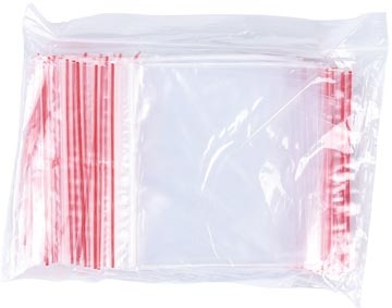 Office Products OFFICE products gripsealzakje, transparant, pak van 100 stuks, 230 x 320 mm