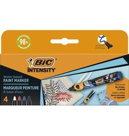 Bic BIC Intensity paintmarker, klassieke kleuren, set van 4 stuks