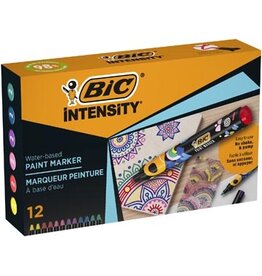 Bic BIC Intensity paintmarker, geassorteerde kleuren, set van 12 stuks