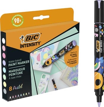 Bic BIC Intensity paintmarker, pastel, set van 8 stuks