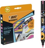 Bic BIC Intensity paintmarker, levendige kleuren, set van 8 stuks