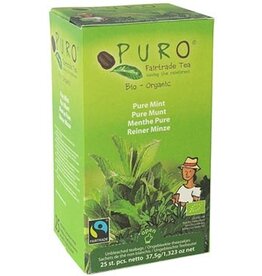Puro Puro Bio thee Pure Mint, fairtrade, pak van 25 zakjes