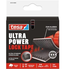 Tesa Tesa Lock tape Ultra power, ft 25 mm x 1 m, blister van 1 stuk