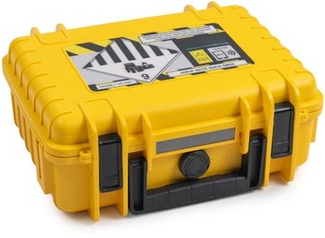 De Raat De Raat koffer voor Lithium-Ion batterijen, small, 4 l, geel