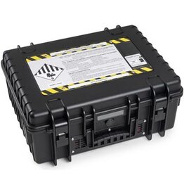 De Raat De Raat koffer voor Lithium-Ion batterijen, medium, 13 l, zwart
