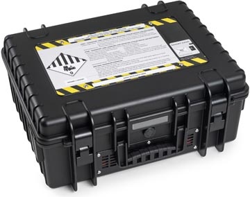 De Raat De Raat koffer voor Lithium-Ion batterijen, medium, 13 l, zwart