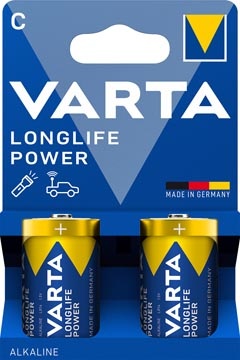 Varta Varta Batterij Longlife Power C, blister van 2 stuks