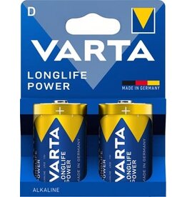 Varta Varta Batterij Longlife Power D, blister van 2 stuks