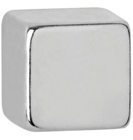 Maul MAUL neodymium kubusmagneet, ft 7 x 7 x 7 mm, trekkracht 1,6 kg, zilver, blister van 10 stuks