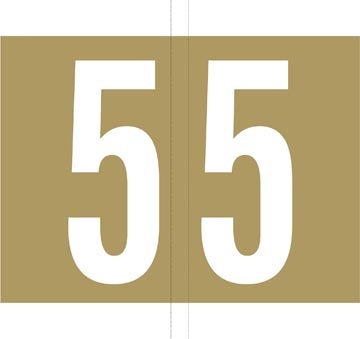 Jalema Codetab Rol 500 X 5 Goud 1 STUK