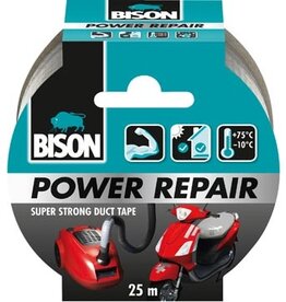 Bison Bison plakband Power Repair, ft 48 mm x 25 m, grijs