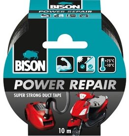 Bison Bison plakband Power Repair, ft 48 mm x 10 m, zwart