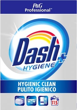 Dash Dash Professional Hygiëne Plus waspoeder, doos van 5,75 kg, 115 wasbeurten
