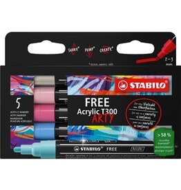 Stabilo Stabilo Acrylm T300 Candy P5 1 St