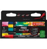 Stabilo Stabilo Free Acrylm T300 P5 1 STUK