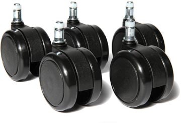 Topstar Topstar wielen voor tapijt, diameter 65 mm, pak van 5 stuks