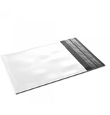 Merkloos Verzendenvelop ft 350 x 450 + 70 mm, met retoursluiting, 55 micron, doos van 500 stuks