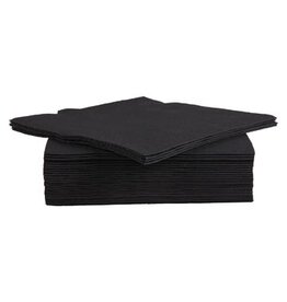 Cosy Cosy & Trendy servet, 38 x 38 cm, zwart, 40 stuks