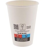 Conpax Beker uit karton, 180 ML, wit, pak van 100 stuks