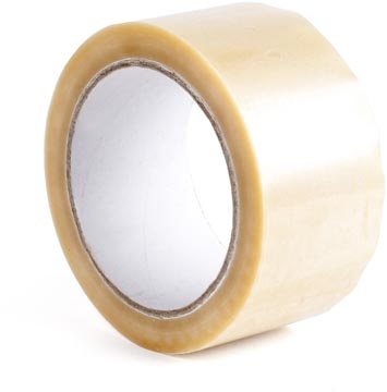 Pavo Pavo verpakkingplakband ft 50 mm x 66 m, PP, transparant, pak van 6 stuks